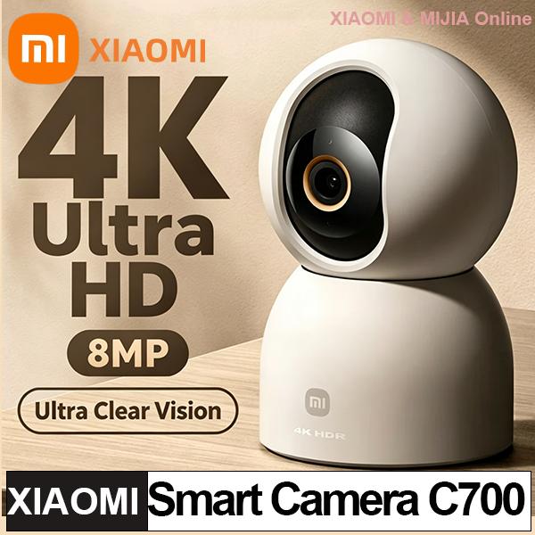 Xiaomi Smart Camera C700 Editie 4K Full Color Bidirectionele Spraak 8 Megapixels 360 ° View Werk Infrarood Nachtzich CN Version