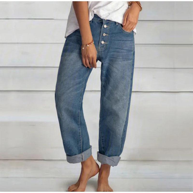 Loose Casual Versatile Slimming Straight Leg Jeans for Women New Arrival Simple Design Fashion Female Denim Pants 2025 Spring
