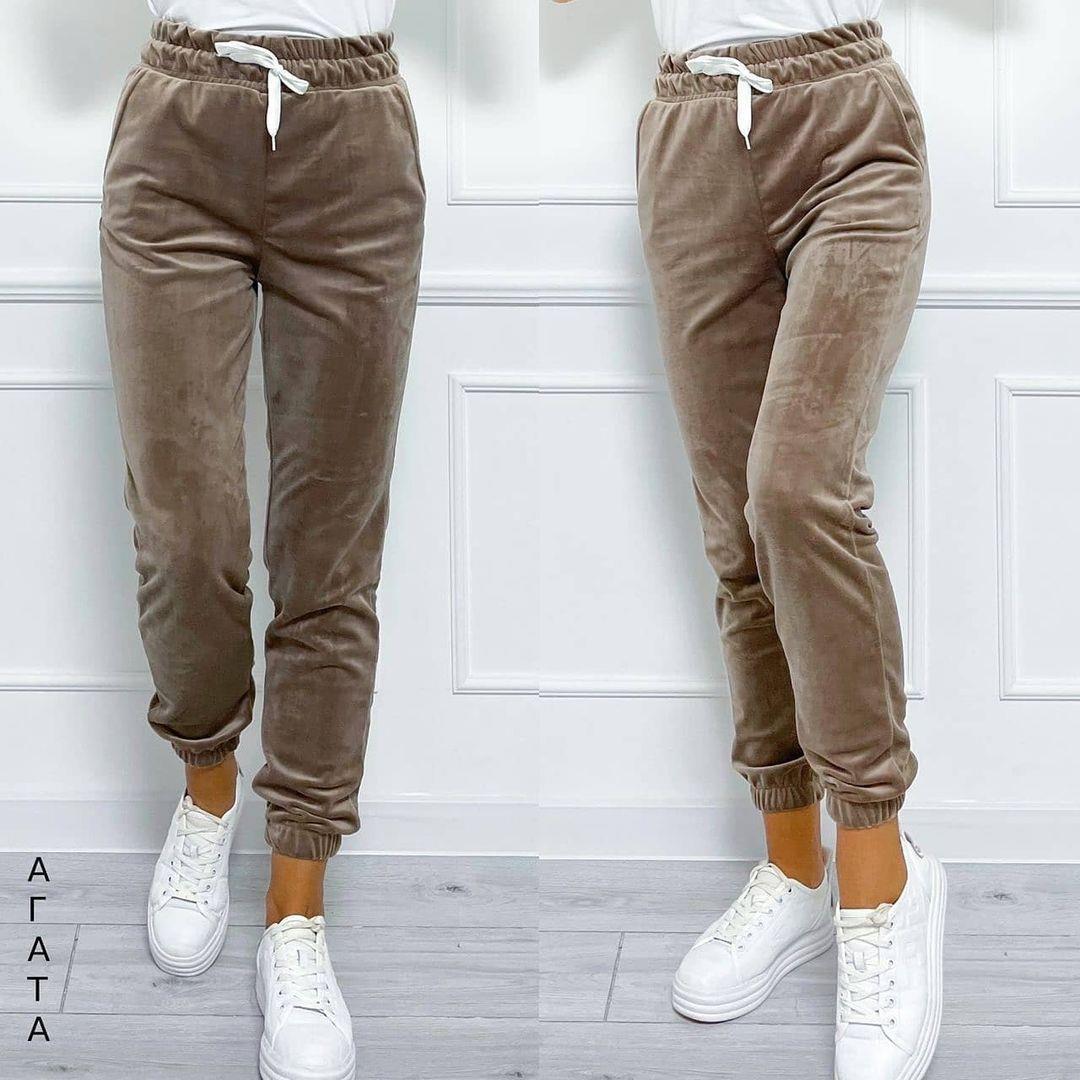 Autumn and Winter Plus Size Drawstring Women's Elastic Waist Velvet Casual Pants Sweatpants