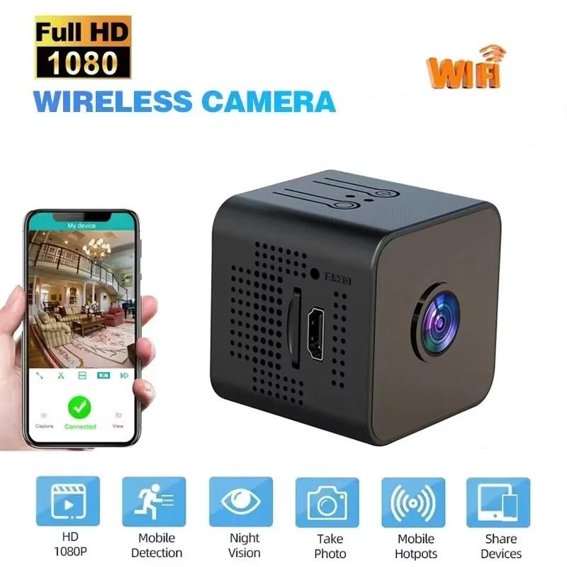 Мини IP-камера WiFi Спортивная камера HD 1080P Беспроводная система видеонаблюдения Ночное видение Умный дом Микрокамера