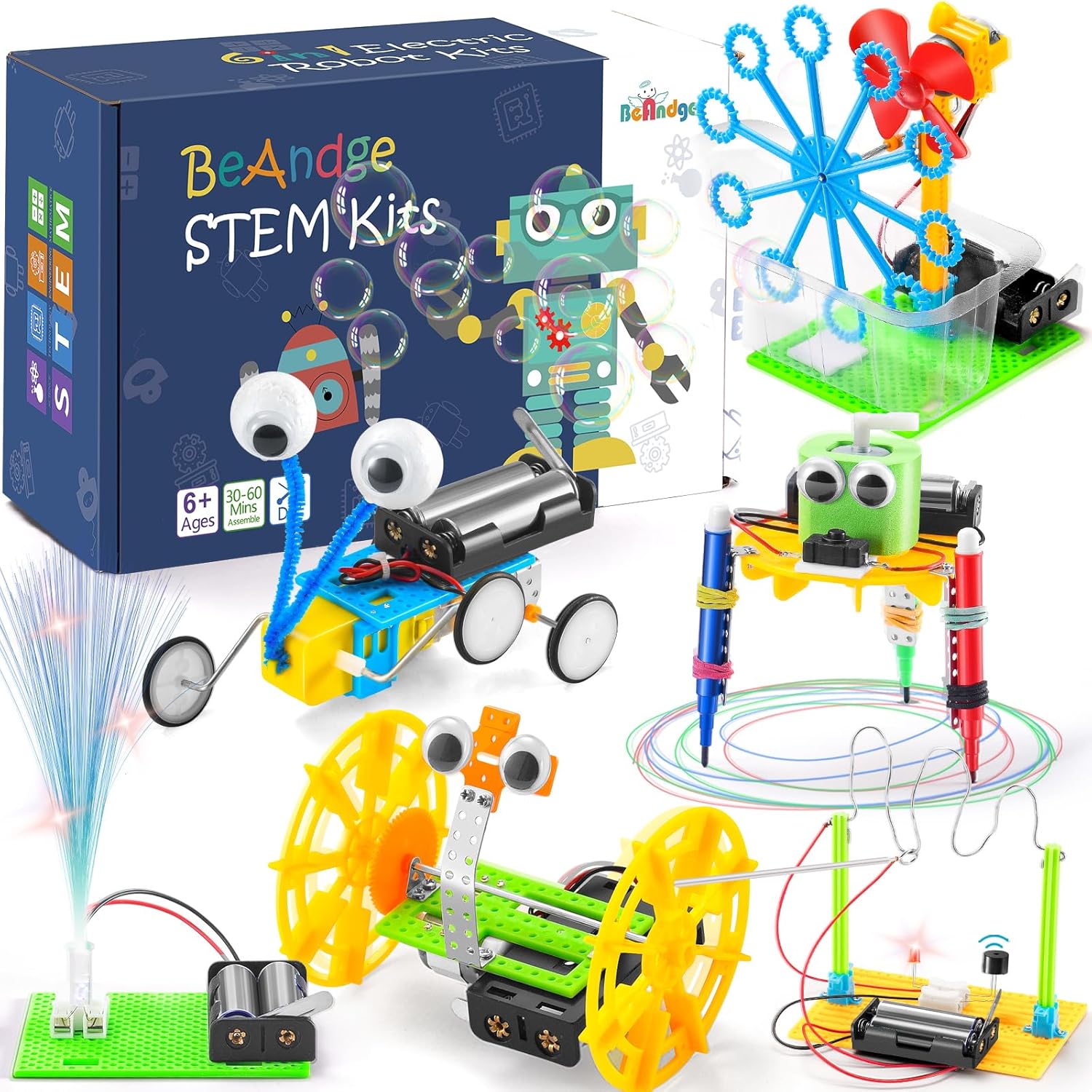 STEM Robotics Science Kits for Kids Age 8-12 8-10, STEM Toys for Boys Girls 6-8, Build Robot Building Kit Science Experiments