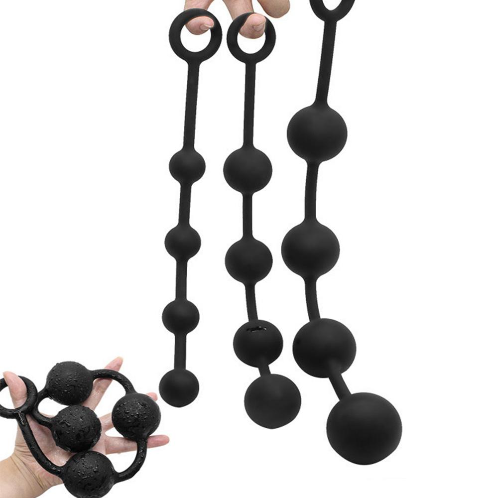 Anal Beads Butt Plug Anal Dilatador Sexleketøy for voksne Ingen Vibrator Anal Tail Butt Plug