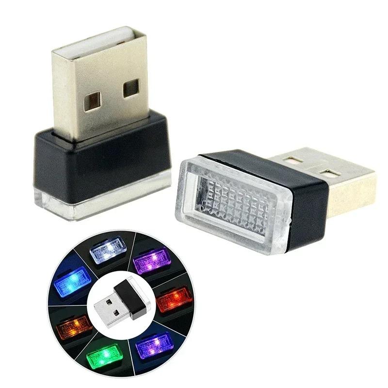 Mini USB Car Ambient Light LED Light Neon Interior Light Car Interior Decorative Light Room Night Light