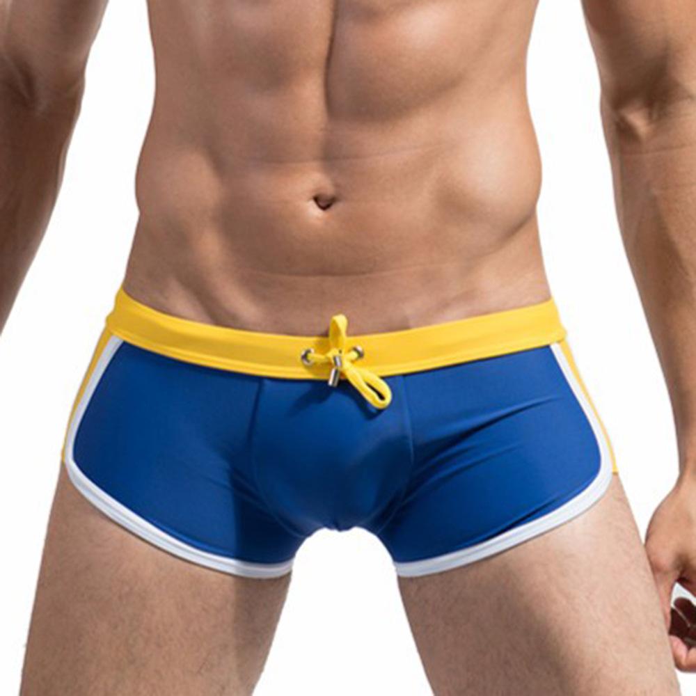 Costume Da Bagno Uomo Sexy Ad Asciugatura Rapida - Slip A Vita Bassa Con Coulisse Per Surf E Nuoto