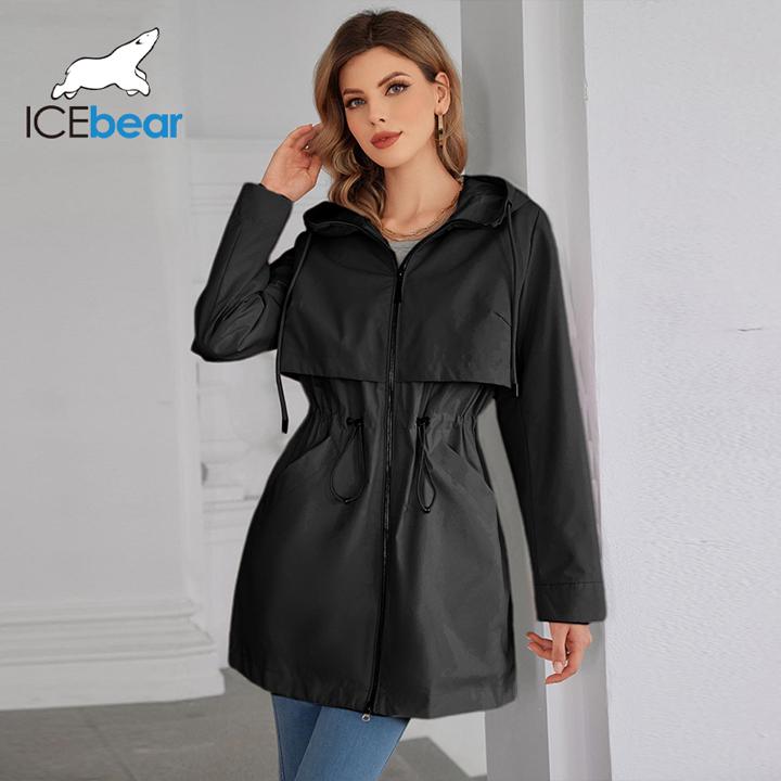 New Women's Trench Coat Women's Jacket Casual Hooded Windbreaker Women's Outwear