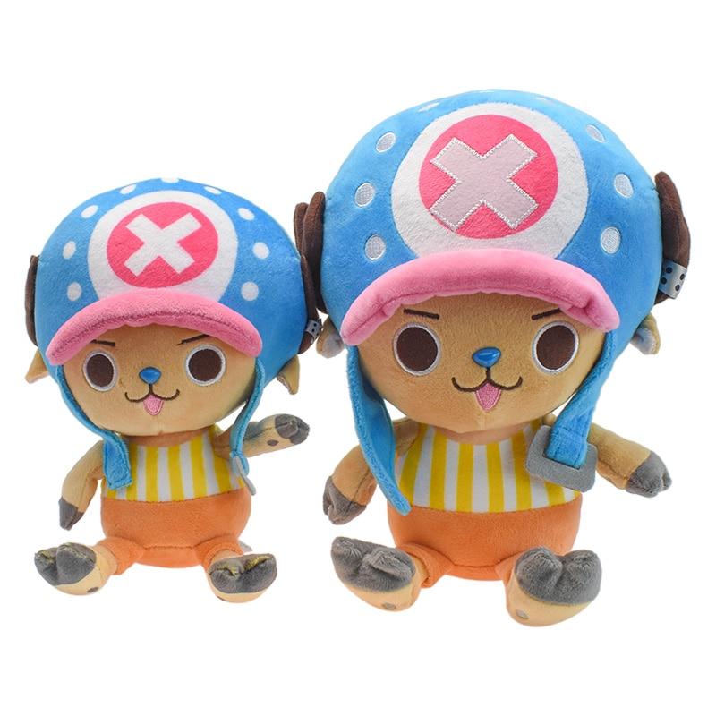 Big Size Anime One Piece Chopper Plush Stuffed Doll Kawaii Lovely Soft Plush Toys Kids Pillow Gift Children Birthday 20-30cm