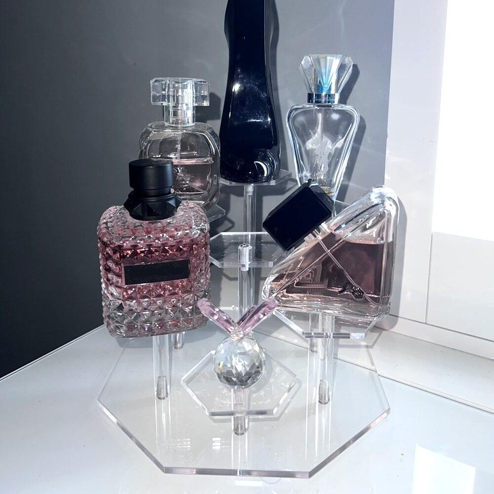 Acryl-Aufsteller transparent Desktop Blind Box Figuren Aufbewahrungsständer Parfüm Schmuck Schmuckaufbewahrungsständer