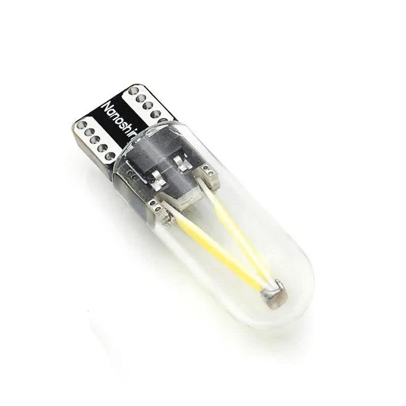Naujausia W5W Led T10 Cob stiklo automobilio šviesos diodų siūlų, automobilių automobilių skaitymo kupolo lemputė DRL 12v