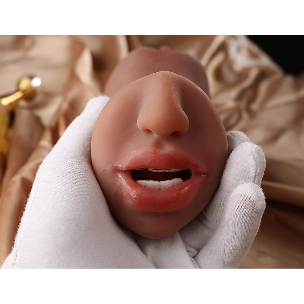 2 In 1 Male Masturbator Adult Sex Toys, 3D Textured with Sexy Realistic Vagina Tight Anus, Mens Stroker Sex Doll for Man Masturbation 700g