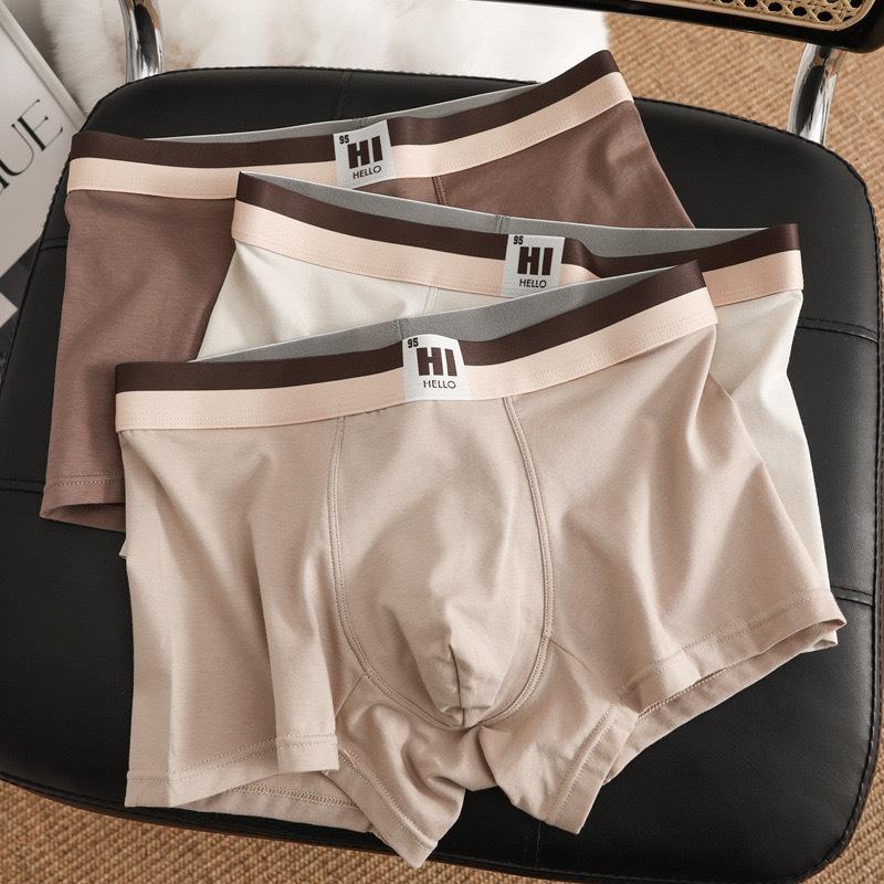 Men's Cotton Boxer Underwear Wide Waistband Boxer Shorts Moisture Wicking Boxer Underwear Panties for Men
