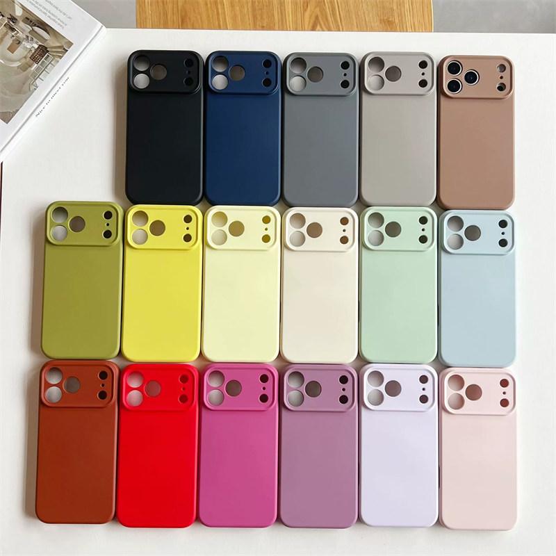TPU Shockproof Cover For iPhone 17 16 Pro Max For iPhone 17Air 16E 15 14 13 12 Pro Max Plus Case Liquid Silicone TPU Protect Case