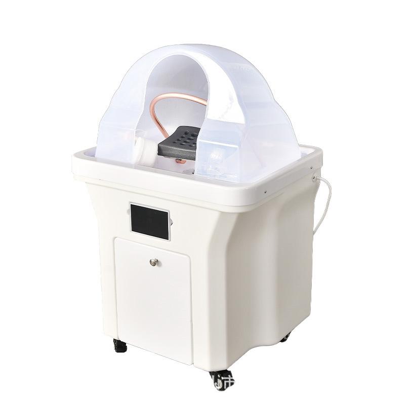 New mobile head therapy device water tank SPA automatic water circulation constant temperature shampoo basin hair salon 2025