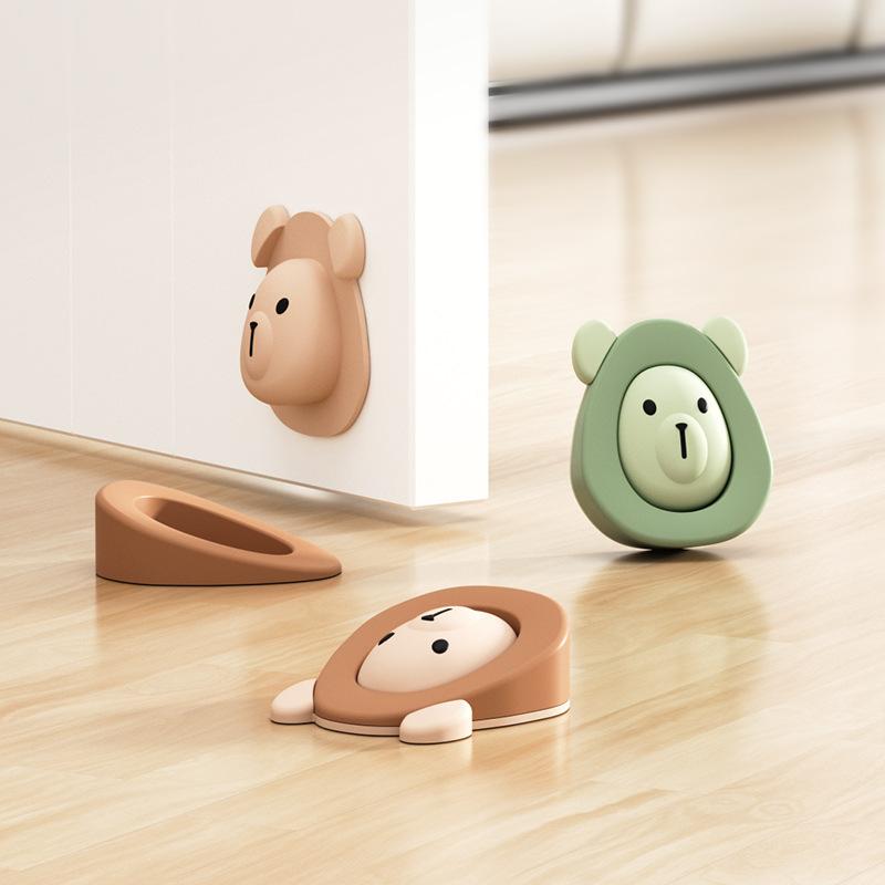 1PCS Silicone Door Stopper Windproof Door Stopper Anti-collision Door Blocker Door Card Fixed Door Plug Door Stopper Door Stopper