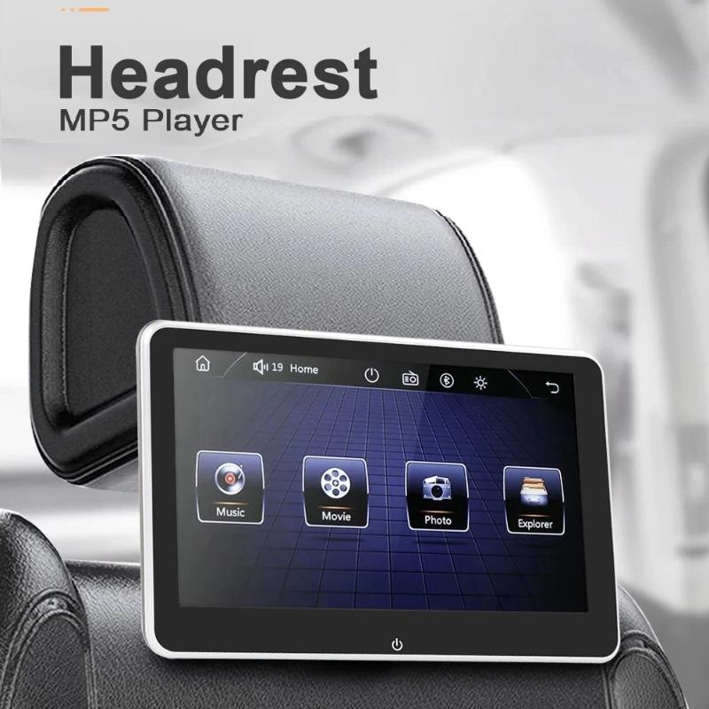 10.1 Inch Headrest Monitor 1080P MP5 Support Apple Android Phone Screen Universal Model Projection Multimedia