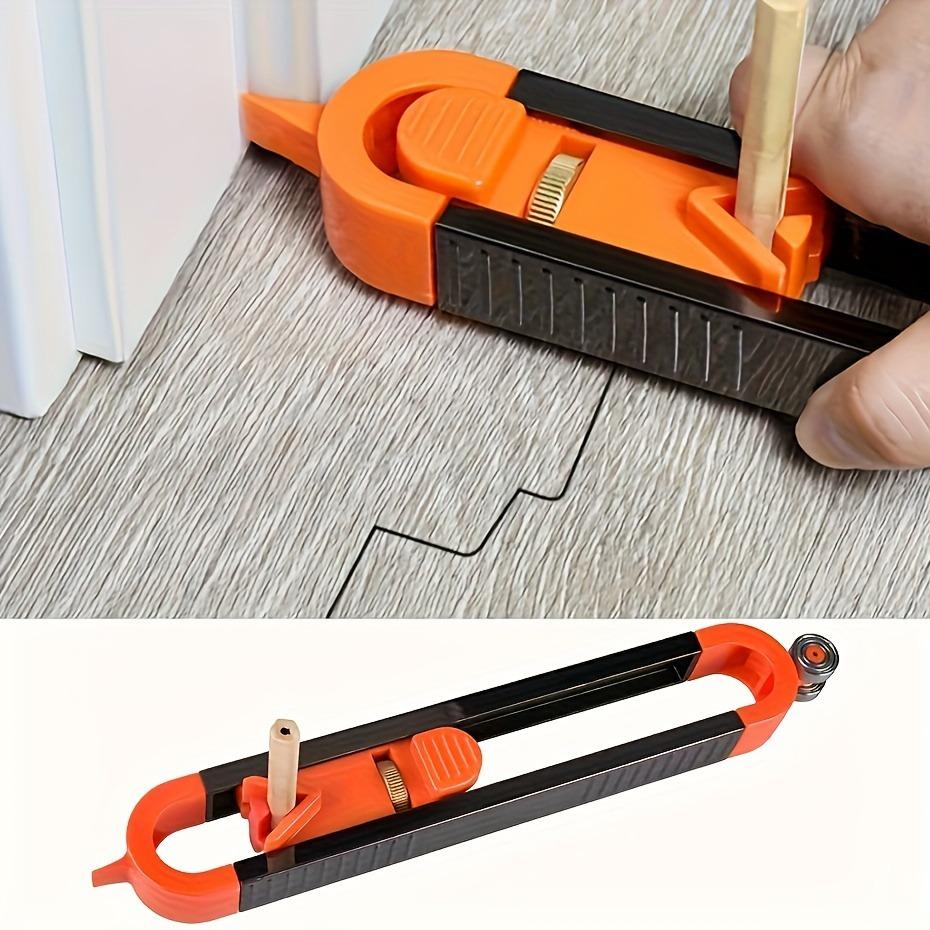 Extractor de măsurare Calibre de contur neregulat Oval Prelucrarea lemnului Scriere Desen Formă Curbă Riglă Calibre de simulare Cu blocare