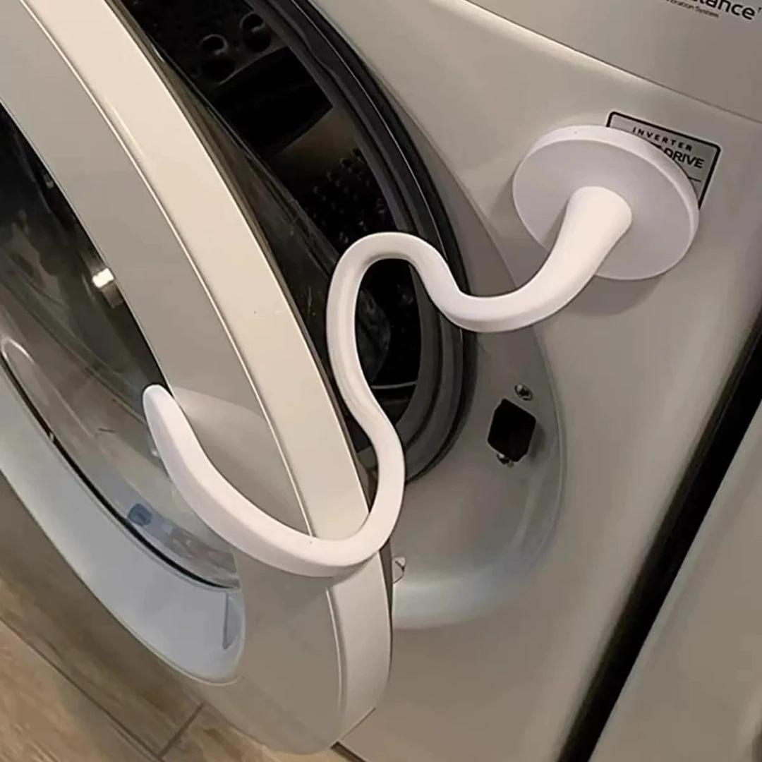 Drum Washing Machine Door Bracket Magnetic Anti-collision Buckle Fastener Washing Machine Door Limiter Door Stop Protection Hook