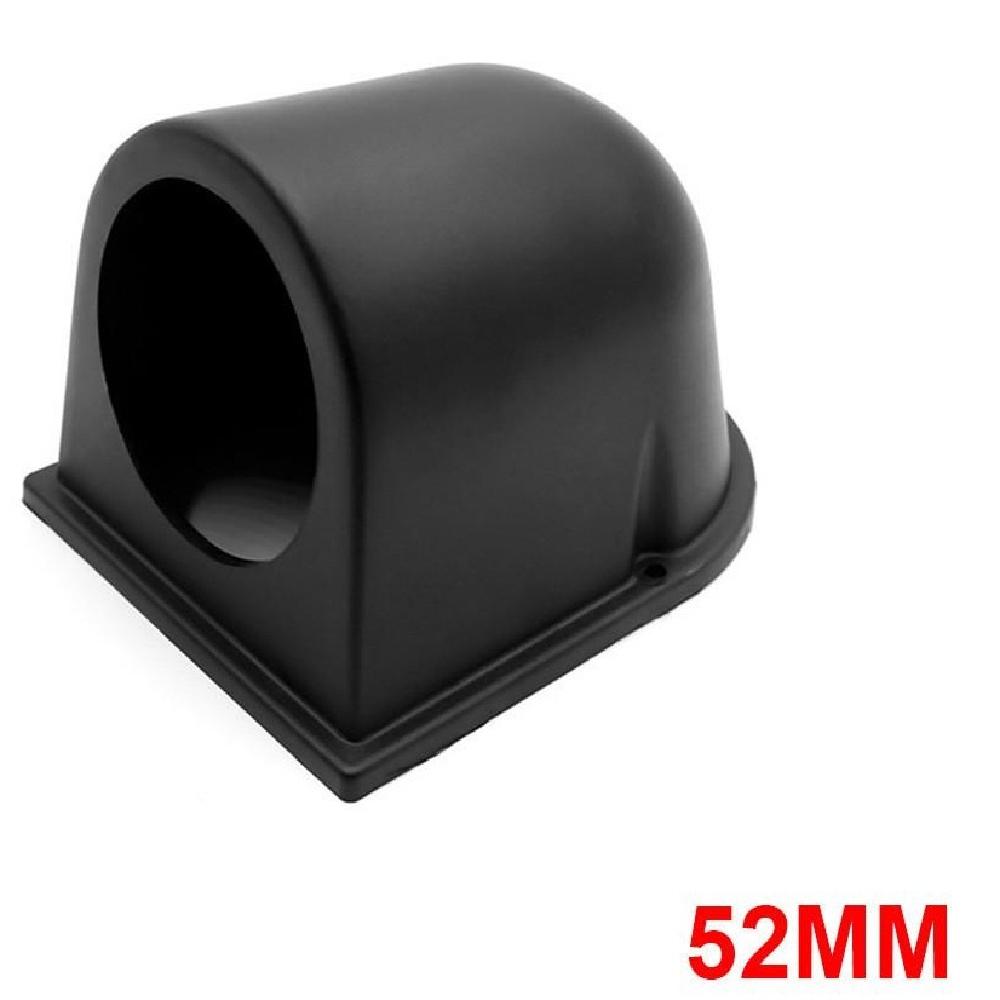 Einzel-Manometerhalterung – 52 mm Universelles Armaturenbrett-Pod – ABS-Kunststoff, Verzugsfrei – Für Autos, Lkw, Boote, Motorräder – Sicht auf Augenhöhe