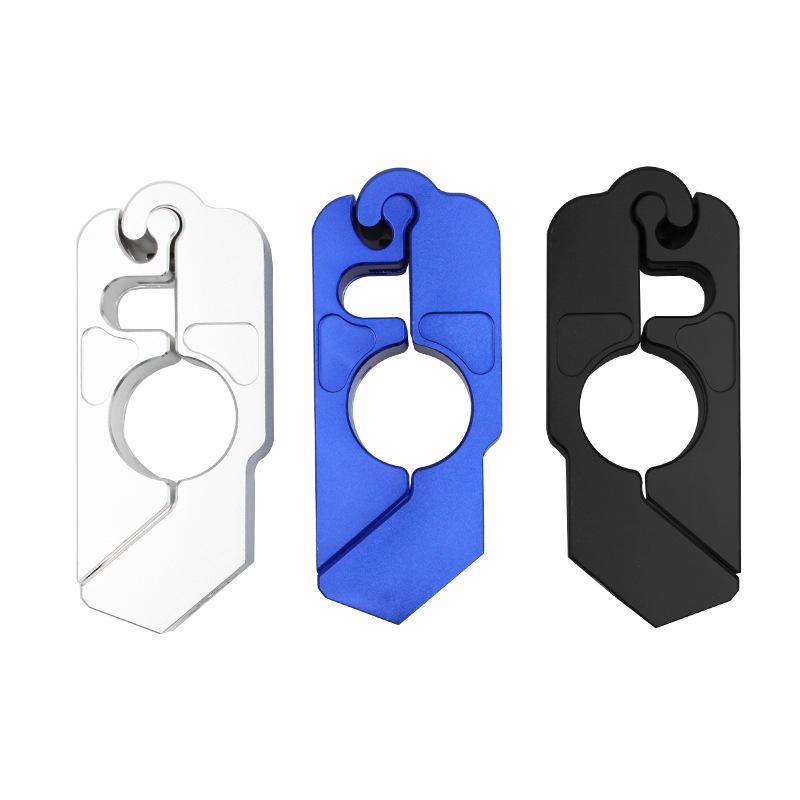 1pcs Motorcycle Handlebar Lock Handlebar Brake Handle Solid Lock Imitation Theft Lock Modified Brake Horn Lock