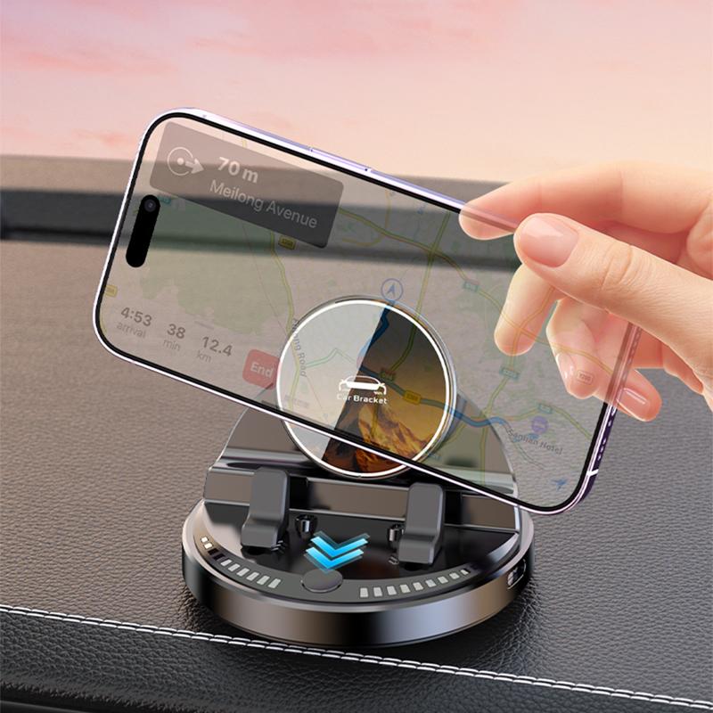 SEAMETAL Dashboard Car Phone Holder 360° Rotation Phone Support Cradle Stand Car mobile Holder for iPhone Android