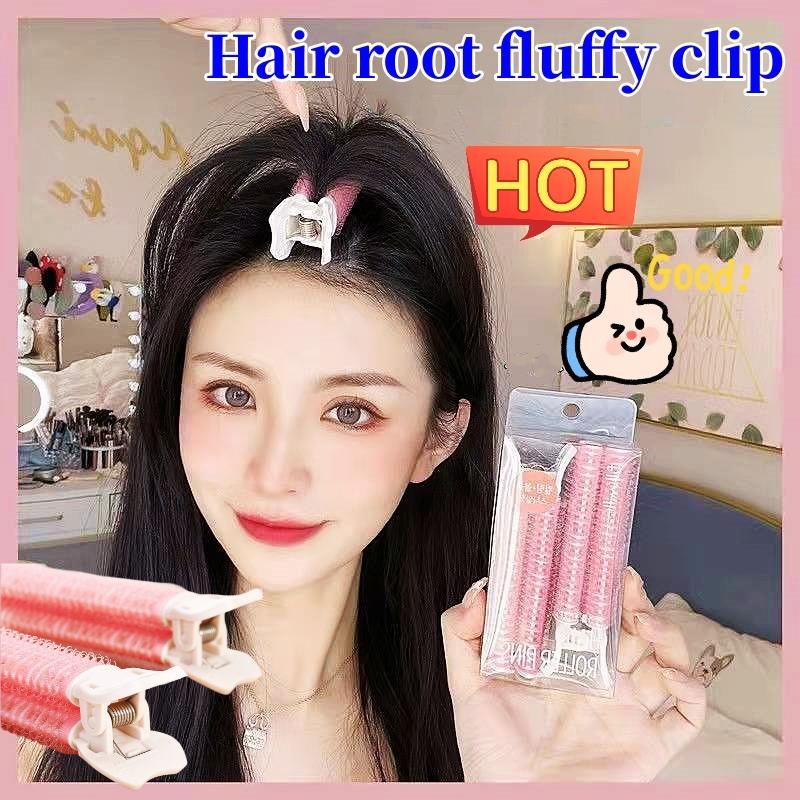 5 barev Hair Root Fluffy Clip Bangs Curler Samolepící natáčky na natáčení vlasů