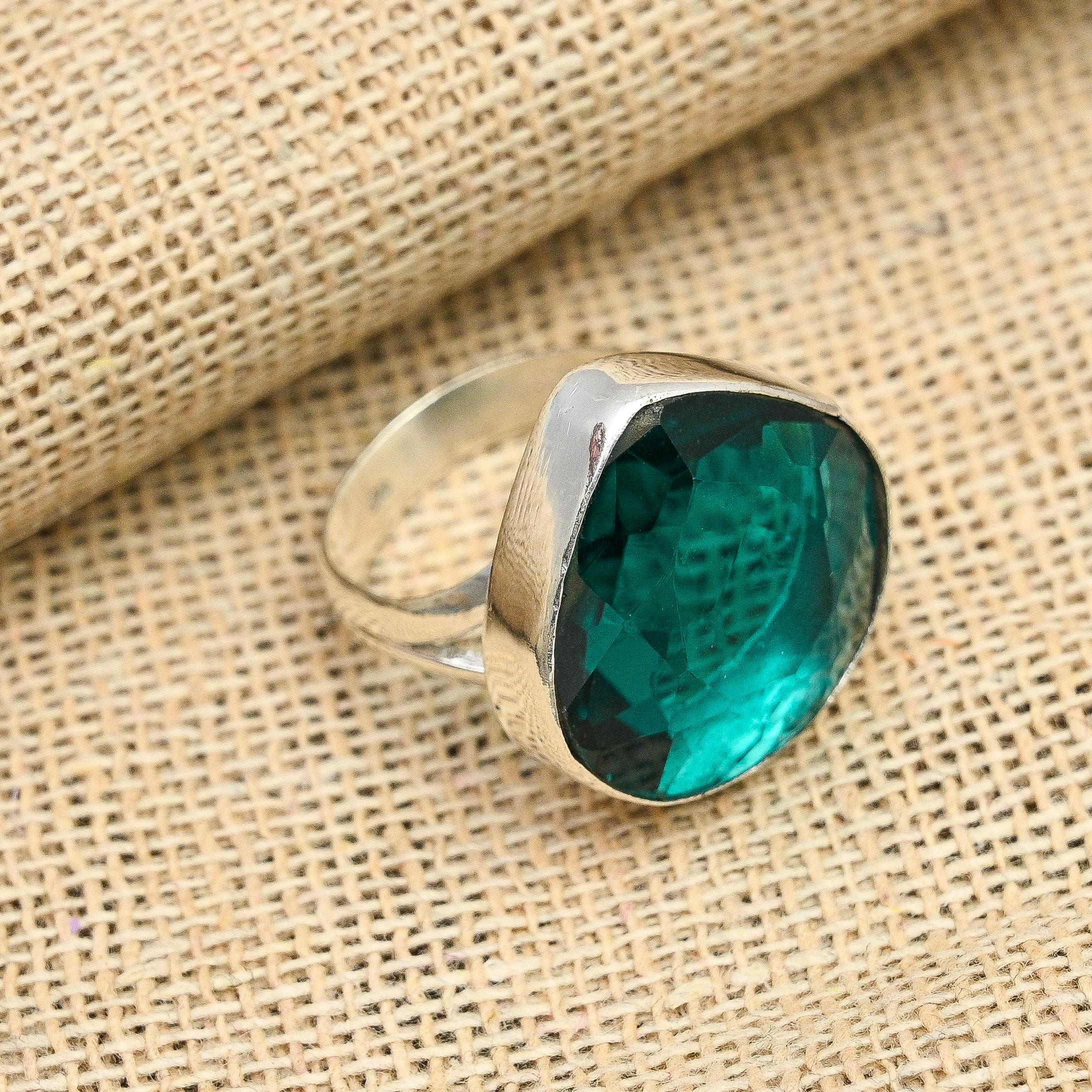 Ručně vyráběné šperky Indicolite Gemstone 925 z masivního stříbra pro ženy