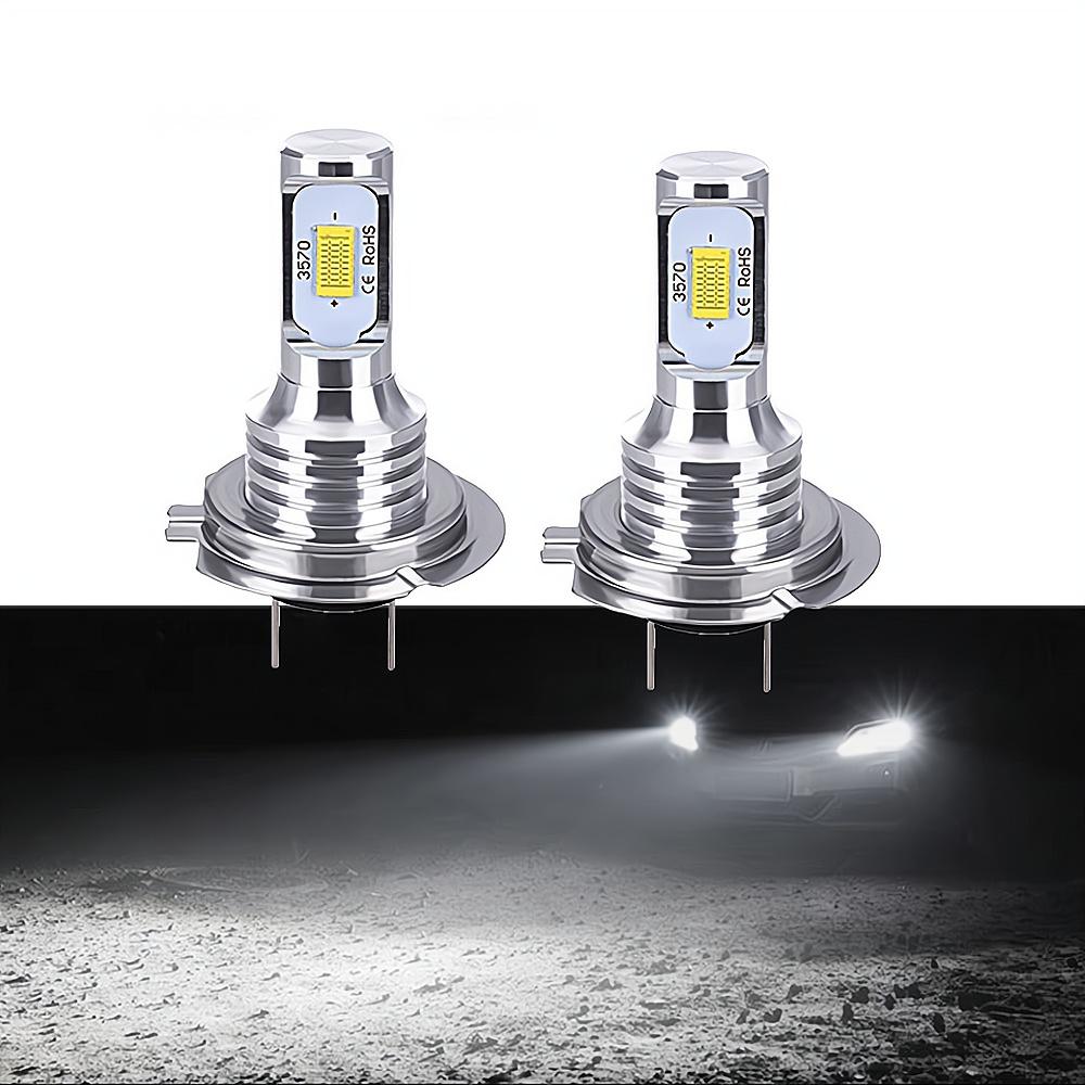 LED CSP Mini H7 LED Lamps For Cars Headlight Bulbs H4 Led H8 H11 9006 Fog Light HB3 9005 HB4  6500K Auto 12V DC
