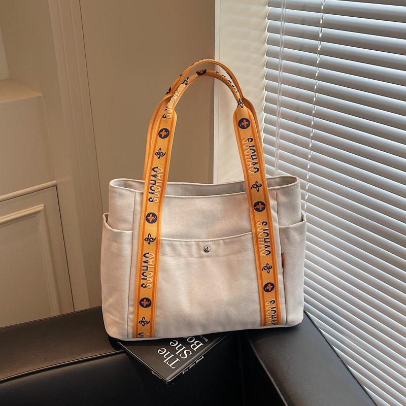 Casual Fashion Large Capacity Tote Bag Simple Travel Bag Women Large Shoulder Bag  Tote Handbag