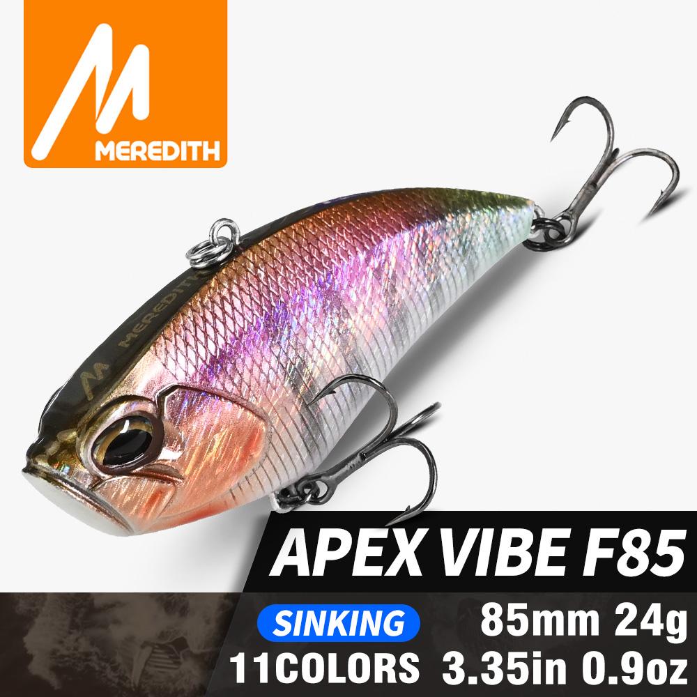 MEREDITH Apex Vibe F 85mm 24g Sinking Treble Hooks Pike Bass VIB01