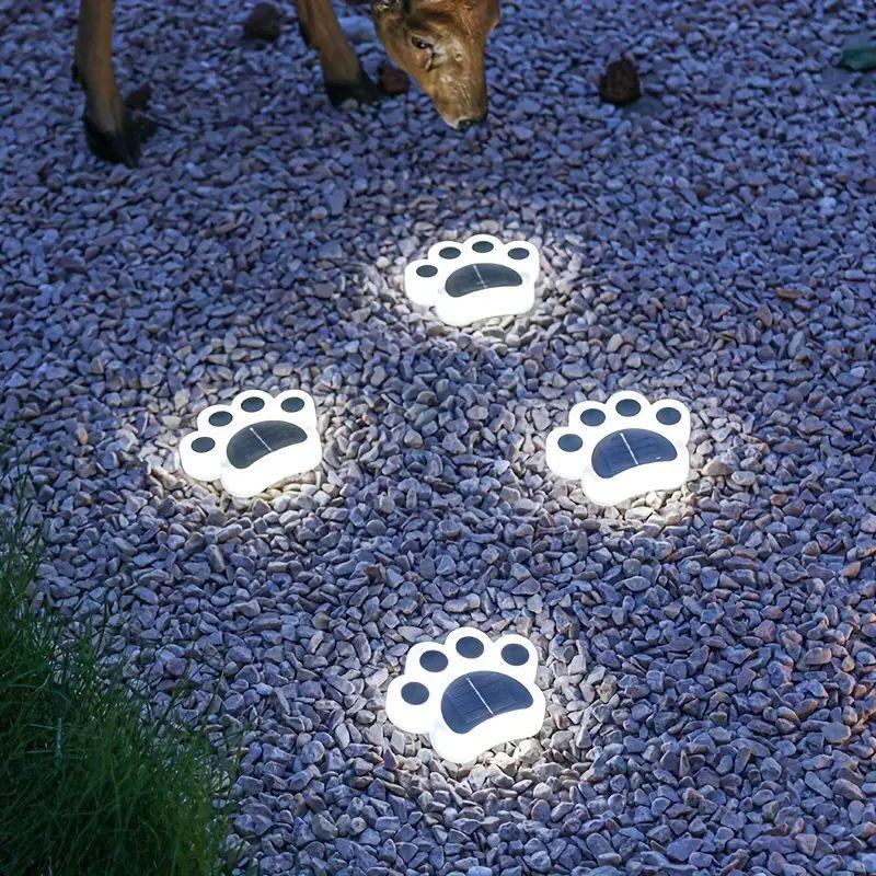 1pc Solar cat claw buried light outdoor waterproof outdoor courtyard garden layout Villa small yard decoration lawn light