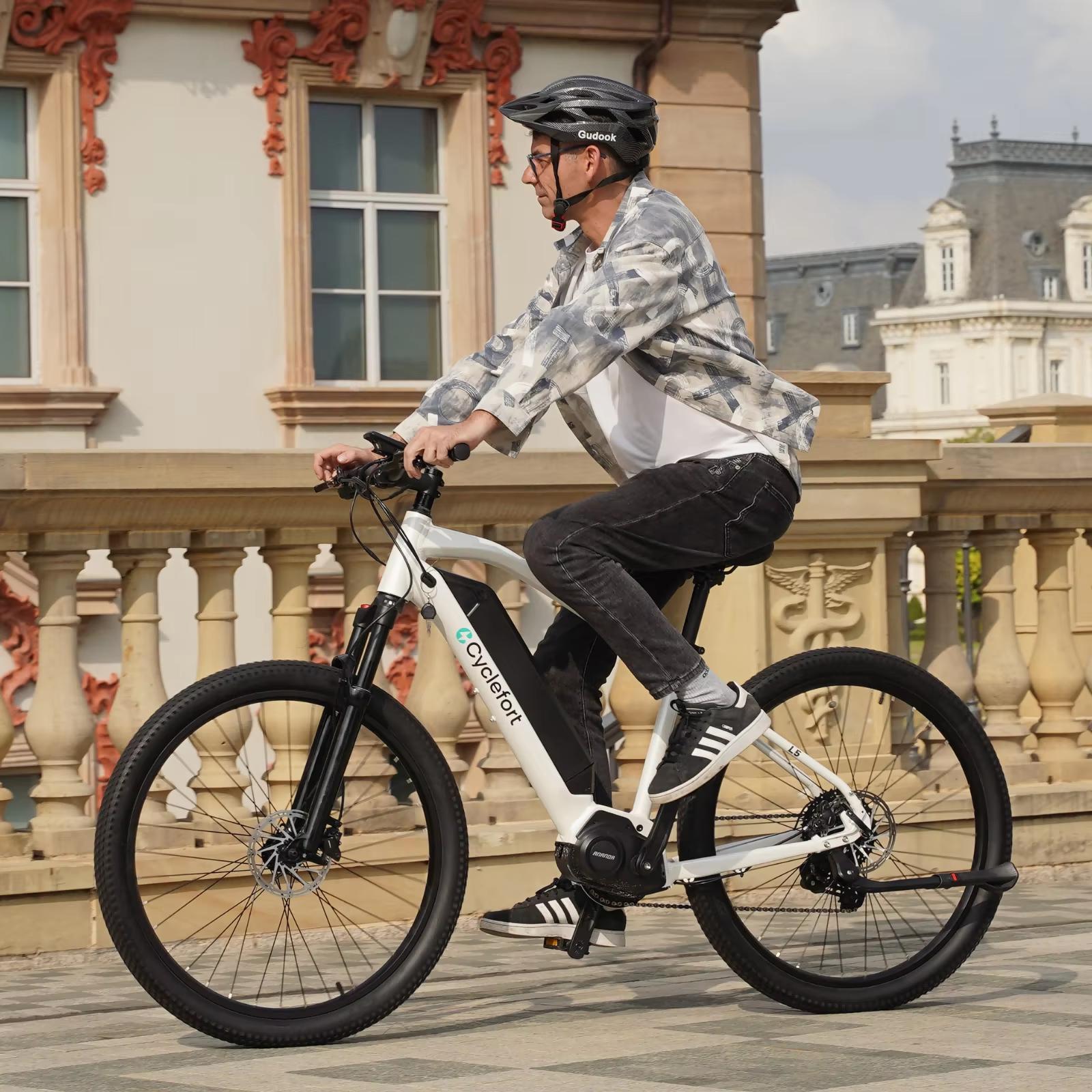 Cyclefort L5 Mountain Electric Bike 36V17.5Ah Battery 250W Motor Outdoor Commuting E-Bike 27.5 Inch Off-Road Tires Electric Bicycle