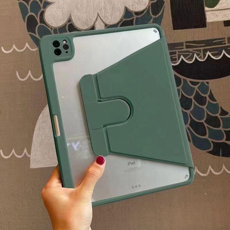 Hybrid Slim Case für Samsung Galaxy Tab S7 FE S8 Plus 12,4 Zoll SM-T970 T975 2020 2021 360 drehbare Abdeckung mit Stifthalter