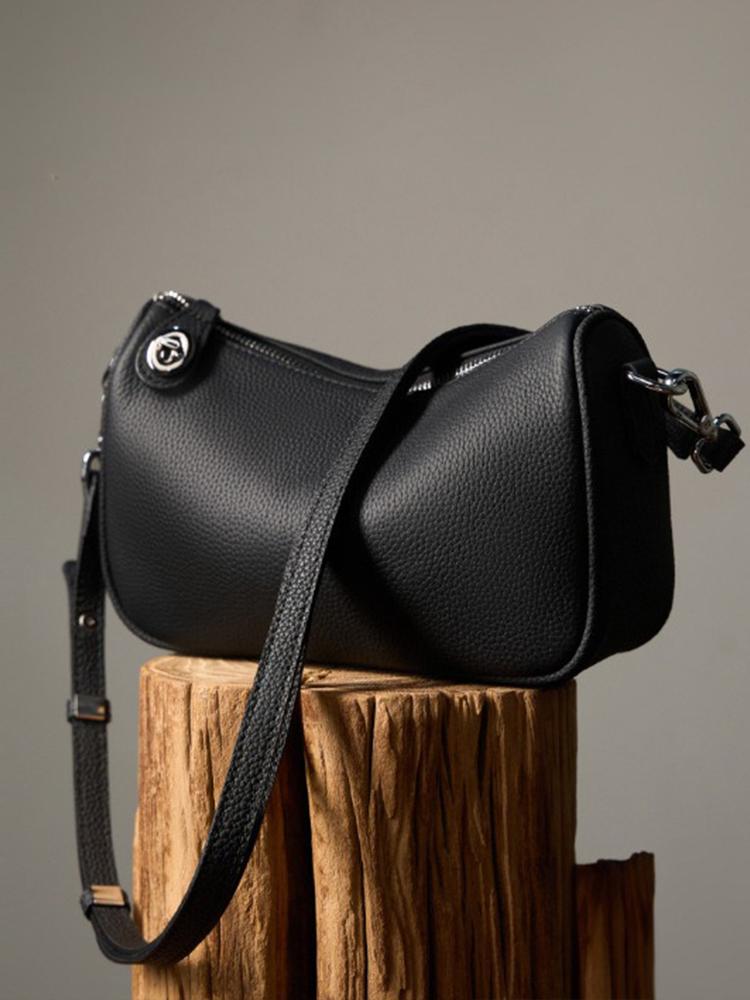 Zency Women's Soft Genuine Leather Shoulder Bag