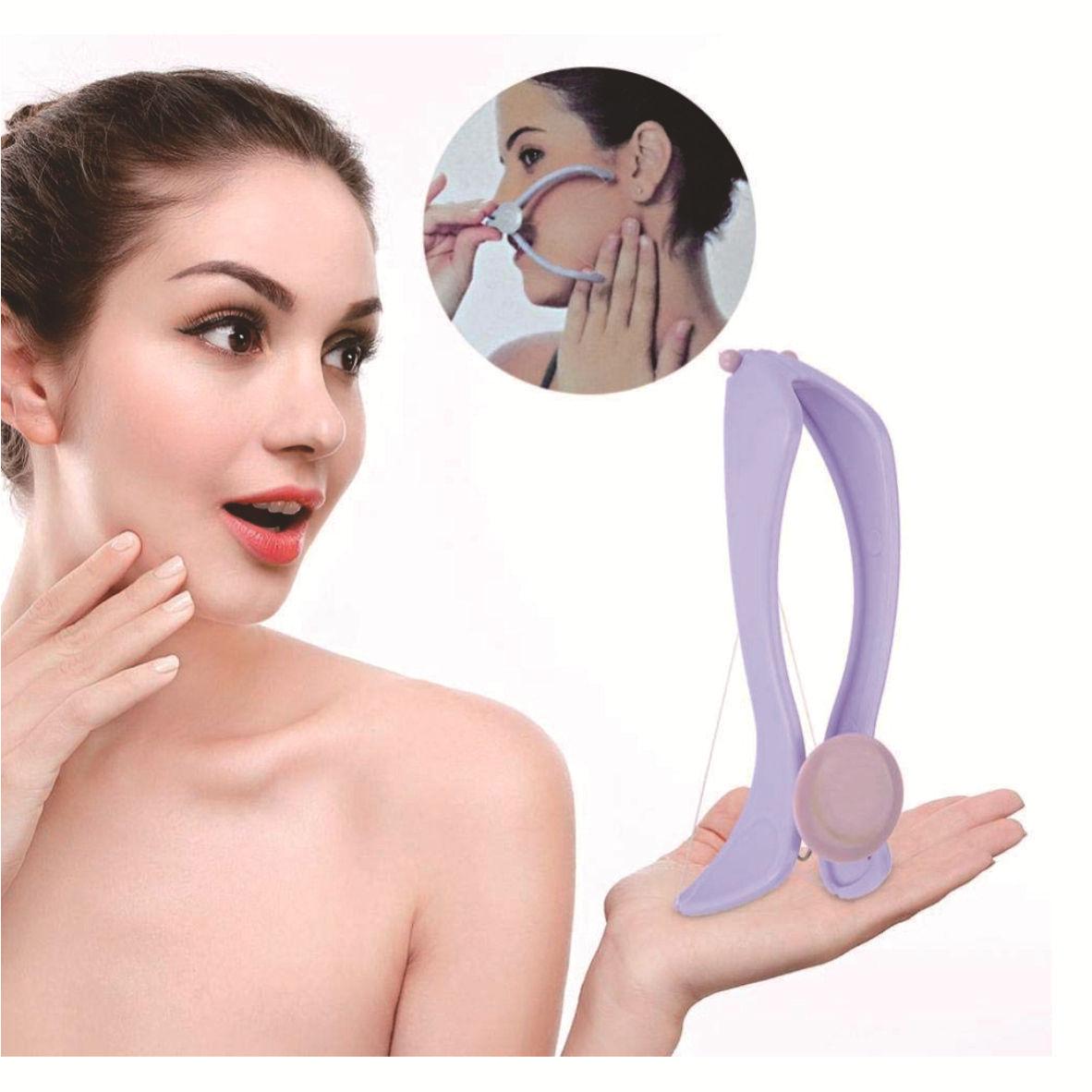 Painless Facial Hair Remover, Facial Cotton Thread Hair Remover, Thread Face Hair Removal Clip, Manual Hair Removal Device