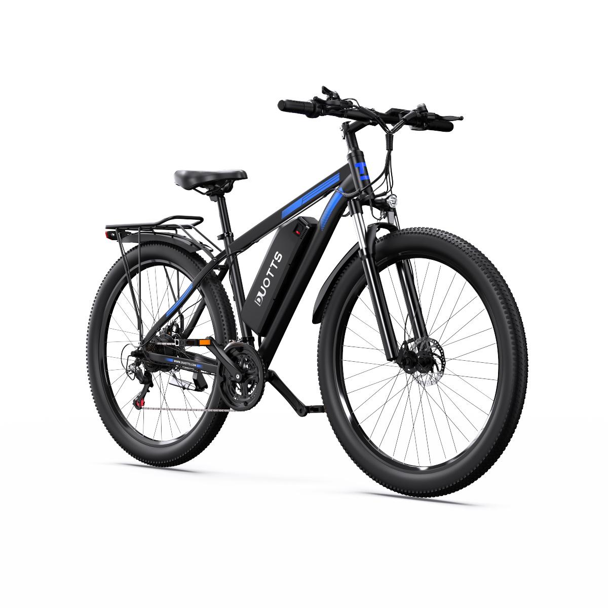 DUOTTS C29 Elektrofahrrad mit Gepäckträger, 750 W, 50 km Reichweite, 50 km/h Höchstgeschwindigkeit, 29-Zoll-Mountainbike für Erwachsene