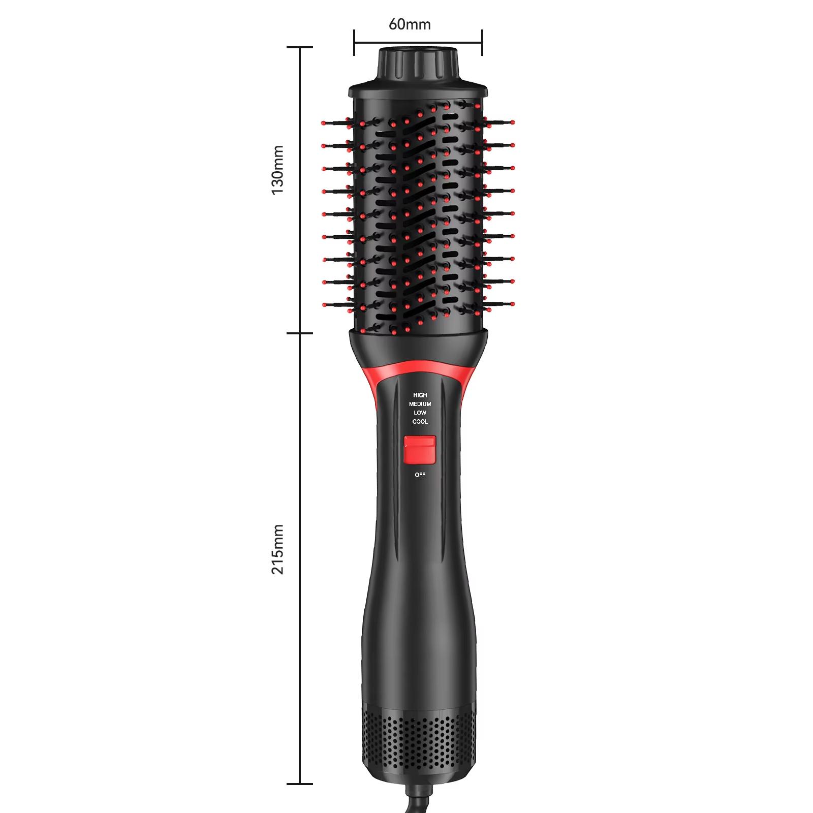 New 1200W Second Generation Hot Air Comb Multifunctional 5-in-1 Mini Compact Styling Comb Negative Ion Hair Drying Comb