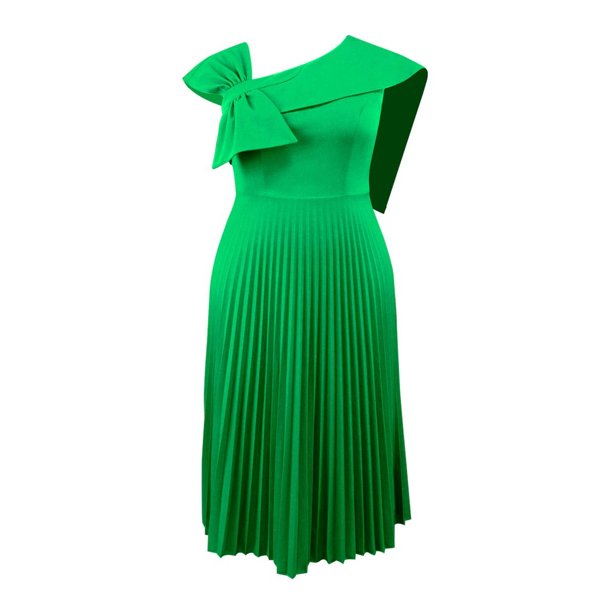 blue dress for baby girl Classy Mermaid Straps Green Satin Long Evening Dresses Birthday Outfits  SH2893 main image 1
