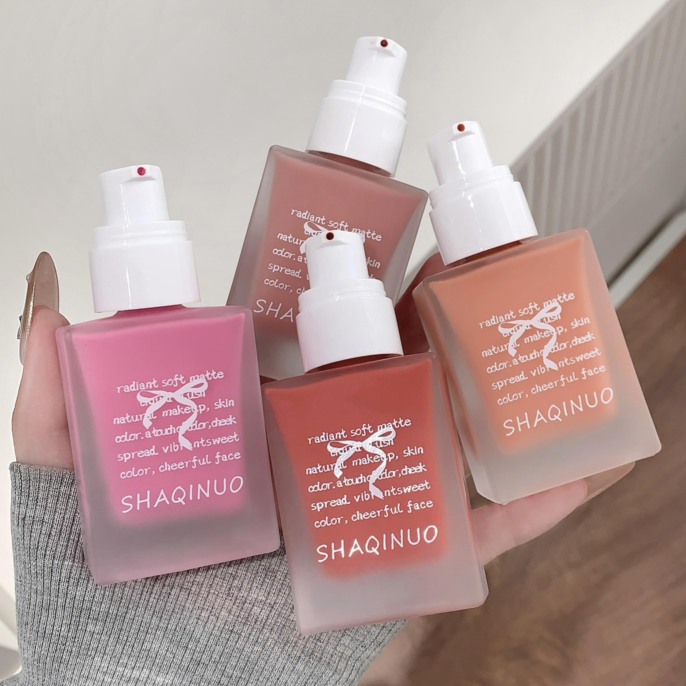 Quattro Colori di Vitality Polvere Nebbia Fard Liquido, Idratante e Facile da Applicare Fard Viso