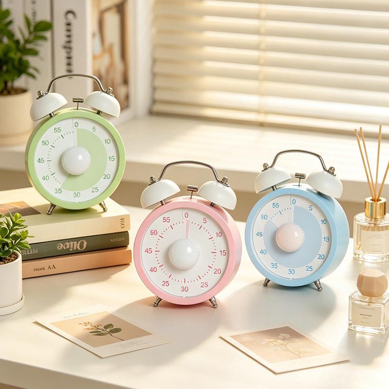 Timer a Campanella Grande Timer Portatile per Studio per Bambini Studenti Cucina Cottura Timer Promemoria Countdown per Corsa Yoga Fitness Cronometro