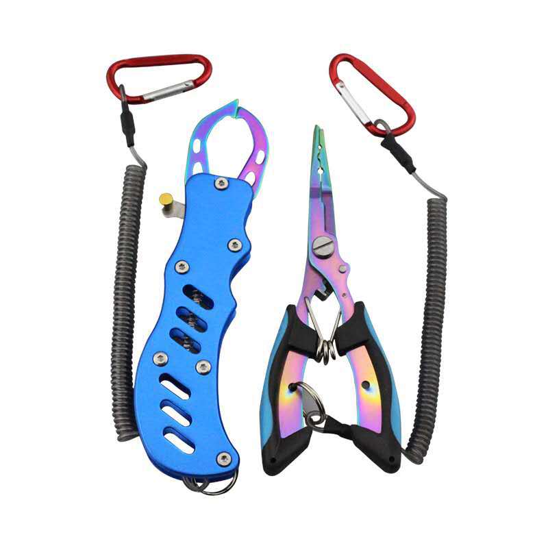 304 Stainless Steel Fish Gripper Hook Picker Fishing Grabber Fish Pliers