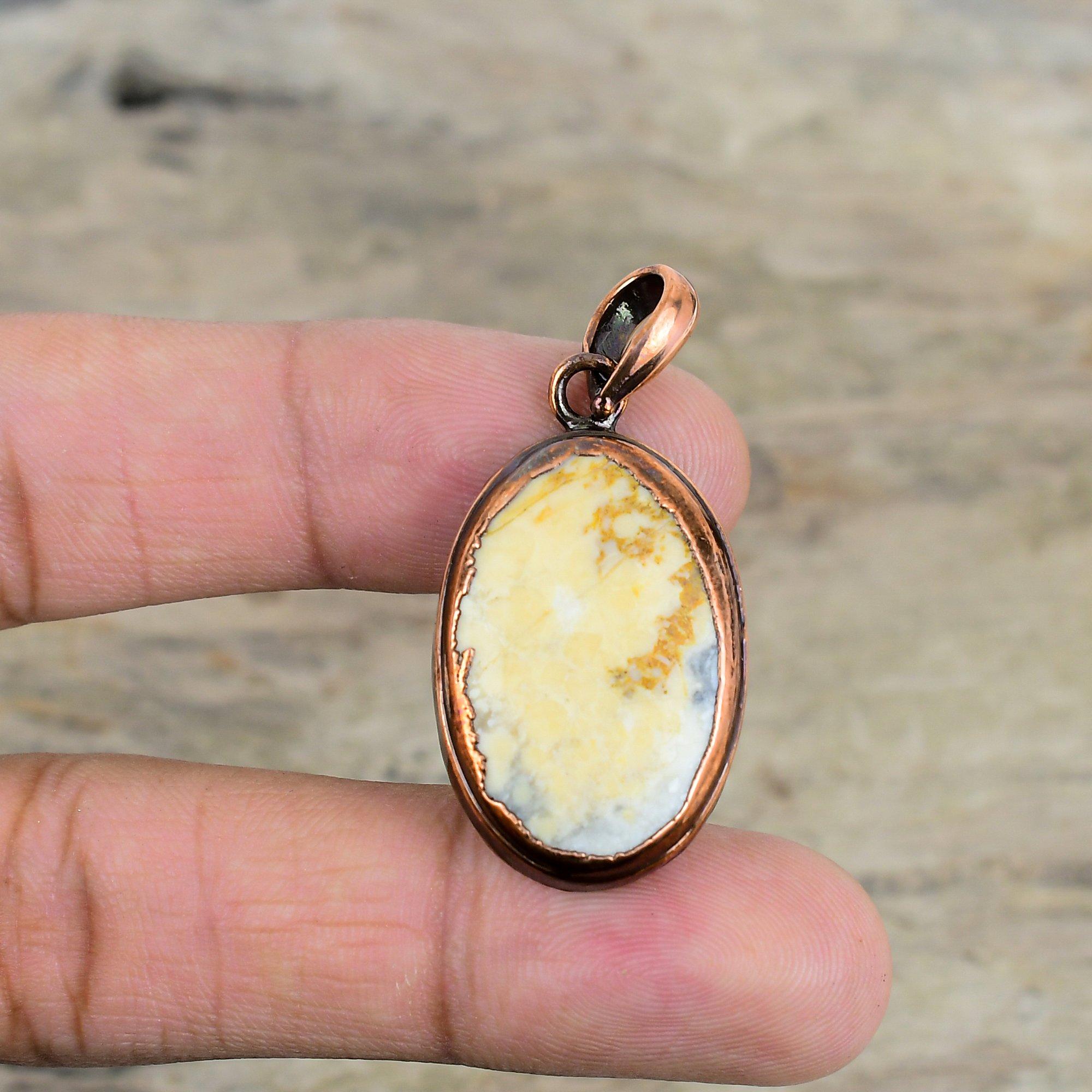 Maligano Jasper Pendant Copper Pendant Unique Design Jewelry Handmade Gemstone Pendant Dainty Pendant Electroformed Jewelry Engagement Gifts