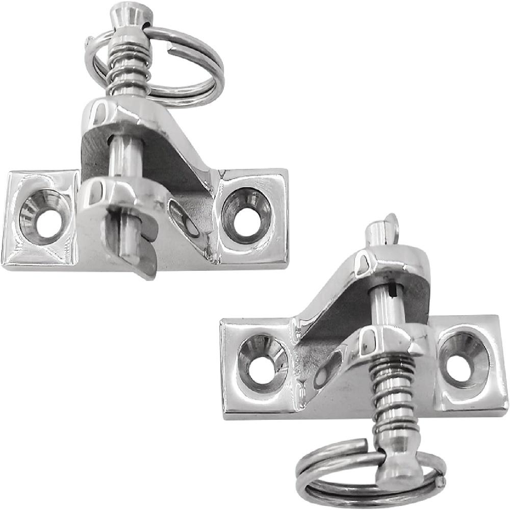 Pachet de 2 balamale pentru puntea superioară pentru bimini cu știft și inel, oțel inoxidabil 316