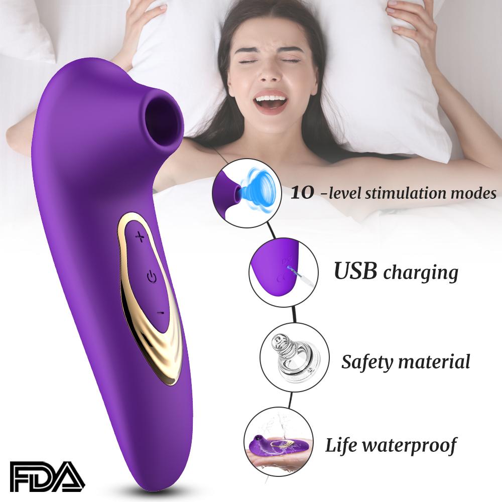 Powerful Sucking Vibrator for Women Sucker Clitoris Vibrator Female Nipple Oral Vacuum Stimulator Sex Toys Goods