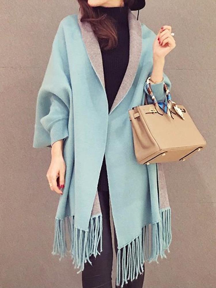 Xitao Cardigan Mantello Forma Scialle Donna VKA-002