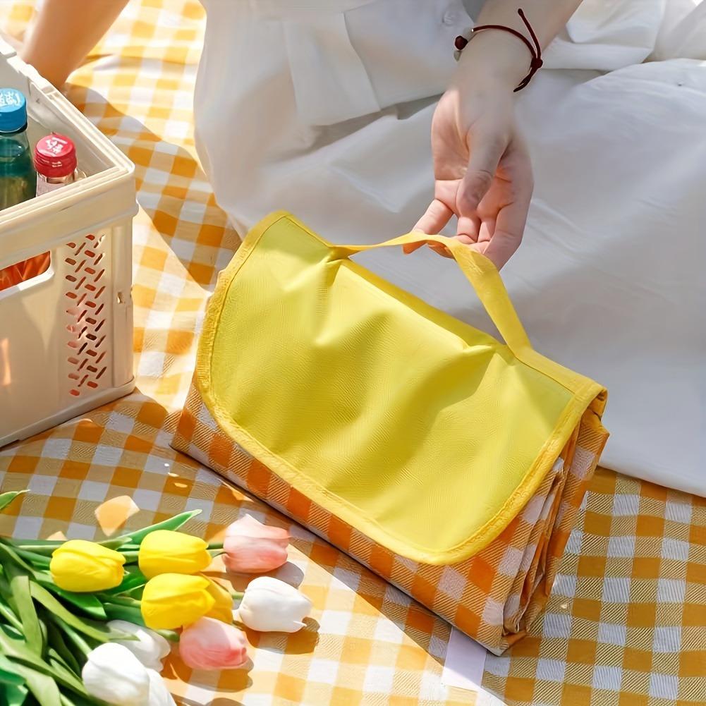Extra-Large Waterproof Picnic Mat - Sandproof, Portable Outdoor Blanket for Beach, BBQ, Park & Family Fun - Durable Polyester Backing