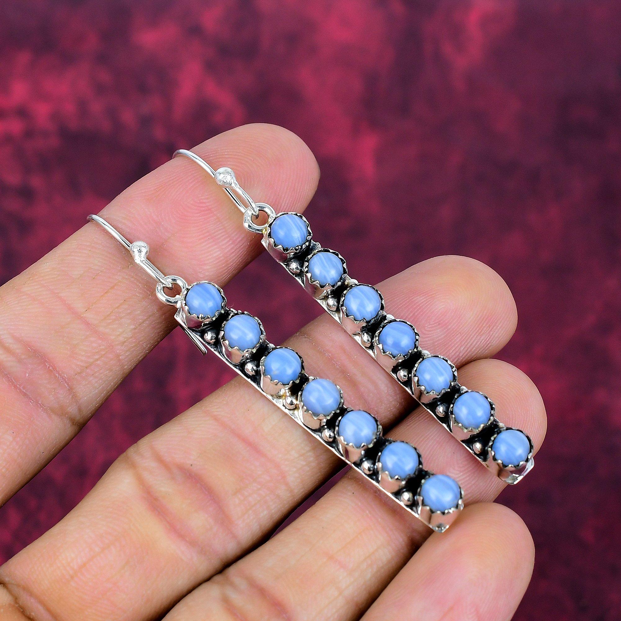 Owyhee Opal Earrings, 925 Sterling Silver Jewelry, Gift For Women Handmade Earrings Gemstone Jewelry