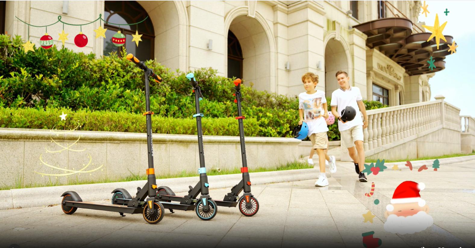 Monopattino Elettrico RCB 250W – Ruote 5,5" – 20 km/h – Pieghevole – Autonomia 12-16 km – Rosso