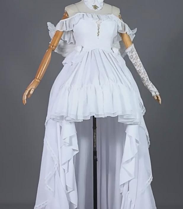 Azur Lane Cosplay Janus Oath Wedding Dress Cosplay Outfit Game Inspired Bridal Cos Costume