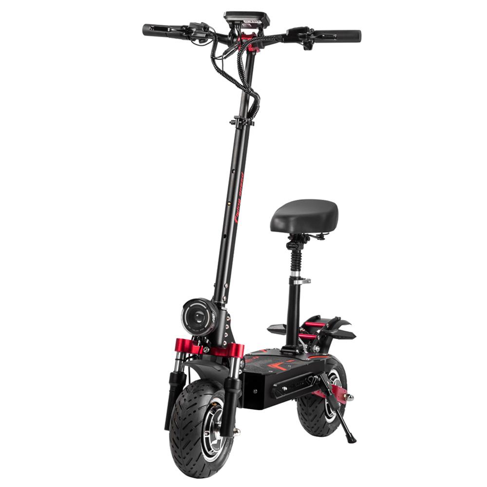 Boyueda Hulajnoga elektryczna Q7 PRO MAX, 2×1600W, 60V28Ah, 100km Zasięg, 70km/h Prędkość, Odblokowywanie NFC, Hamulce hydrauliczne, Opony 10", Składana hulajnoga terenowa