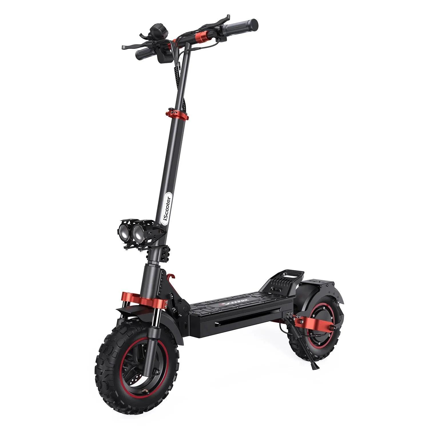 iScooter iX5S Foldable Road E-Scooter for Adults 1000W, 48V15Ah, Dual Suspension, Dual Disc Brakes, Max Load 150kg, 11" City Commuter E-Scooter