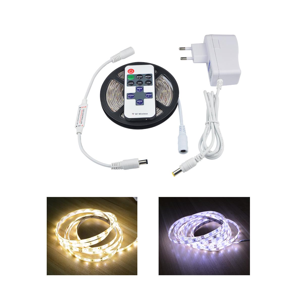 MALITAI 1/2/3/4/5m EU Standard Kitchen Light Controller LED Strip Decoration Home Dimmable Lamp With 2A EU Plug